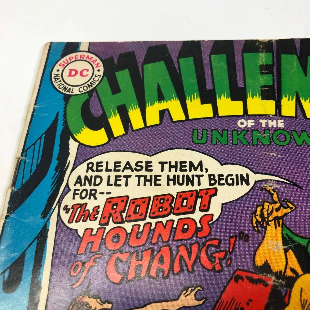 Challengers of the Unknown #61 DC Comics 1968 The‎ Robot Hounds of Chang